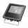 LED Floodlight  10W IP65 120&deg; 1x10W RGB incl. Funk-FB