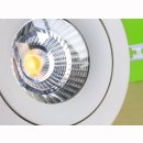 Downlight 10W COB, dimmbar 36&deg;, DA=80mm, Tiefe 81mm, schwenkbar