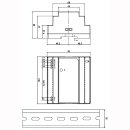 Hutschienen-Netzteil Gleichstrom DR-100 DC 100W  T&Uuml;V CE CB UL