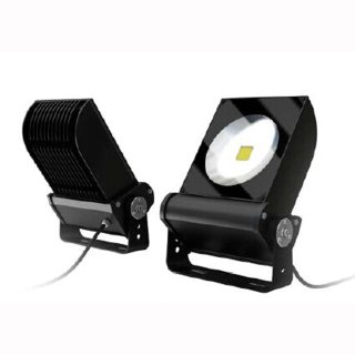 Mikalux LED Design Floodlight Versat 100W IP65 120&deg; Bridgelux COB Professional wei&szlig; silber schwarz