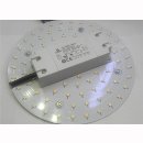 Downlight-LED-Inlay Set 12W, 1290lm, rund 160mm mit Trafo und Magnethaltern