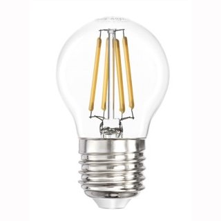 LED Fadenbirne,  E27, Filament, 3,5W Mini, klar 360&deg;, warmweiss 2700K, 430lm