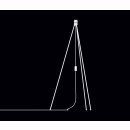 Gestell Tripod f&uuml;r Stehleuchte, matt wei&szlig;,...