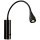 LED Wandlampe Mento, 3W, Schalter + Kabelstecker, wei&szlig; oder schwarz