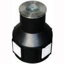 Bodeneinbauleuchte IP67 1x1 Watt, ww, 3000K, 12V, V2A...