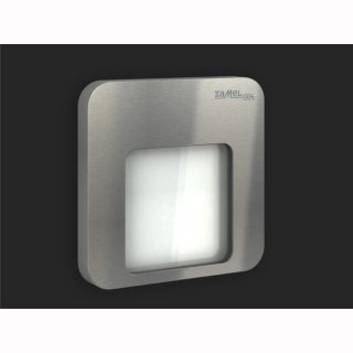 LED Wandleuchte Ledix Moza,  IP20, 230V aluminium 1,1W, kaltwei&szlig;