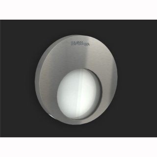 LED Wandleuchte Ledix Muna, 14V, IP44, f&uuml;r Au&szlig;enbereich aluminium 0,56W, kaltwei&szlig;