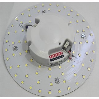 Downlight-LED-Inlay Set 14W, rund 160mm mit Trafo und Magnethaltern 4200K neutralwei&szlig;