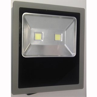 LED Floodlight 100W IP65 120&deg; 2x50W COB silbergrau