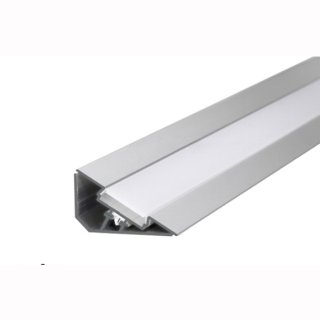 MikaLux LOC-30 Profil, 52x 26,7x45,6 mm, f&uuml;r LED-Streifen, f&uuml;r rechtwinkligen Einbau, pro Meter