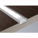 MikaLux Alu-Profil MICRO-K, flach, f&uuml;r LED-Streifen, 15,2x6mm