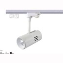 Stromschienenstrahler 15W COB Zoom LED 24-60&deg; fokusierbar, dimmbar