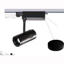 Stromschienenstrahler 15W COB LED 20-60&deg; fokusierbar Geh&auml;use wei&szlig; matt 4500k wei&szlig;