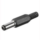 HohlStecker mit Knickschutz Bohrung 2,5 x 5,5 mm