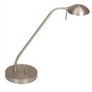 Tischlampe Mexlite, 1-flg., 6W, dimm- und schwenkbar edelstahl